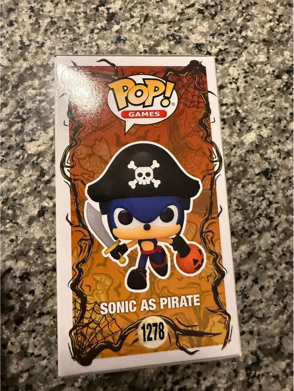 Funko Pop! Games Sonic as Pirate #1278 Halloween SEGA Vinyl Figure NM